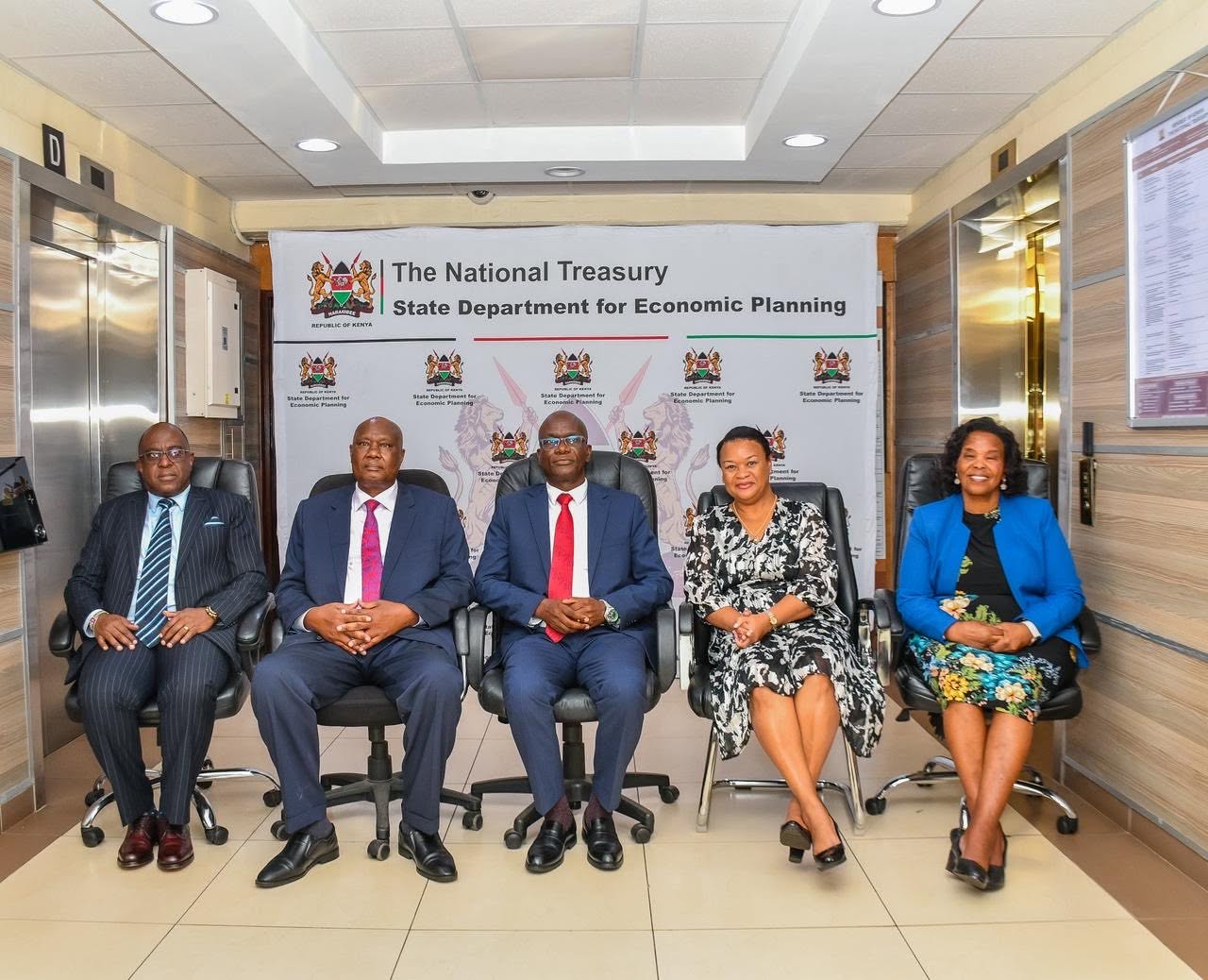 COURTESY CALL BY NEPAD/APRM KENYA AND APRM CONTINENTAL SECRETARIAT 