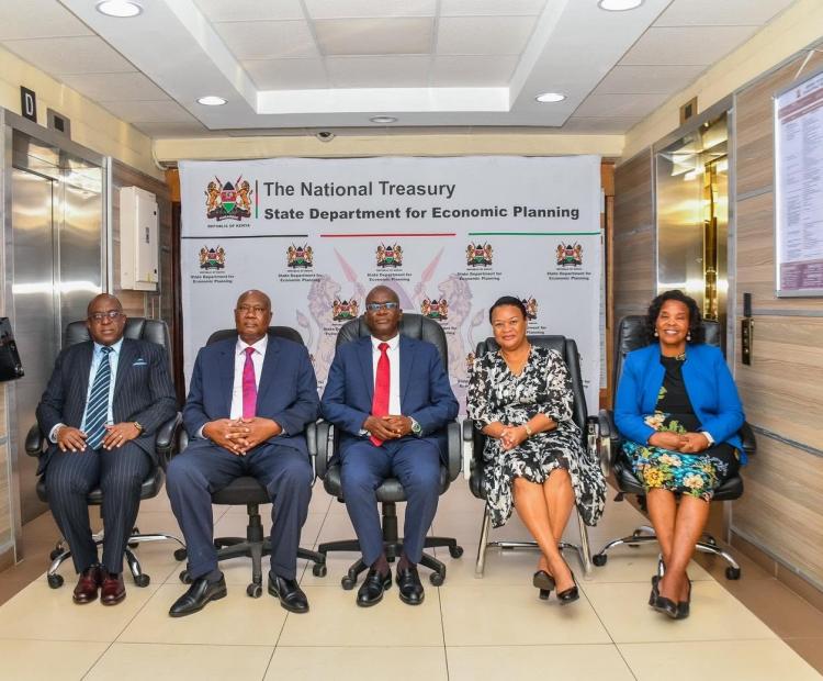 COURTESY CALL BY NEPAD/APRM KENYA AND APRM CONTINENTAL SECRETARIAT 