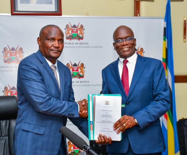 *Signing of  The National Treasury Cascaded Second Level Performance Contracts for the Financial Year 2025/2026* 