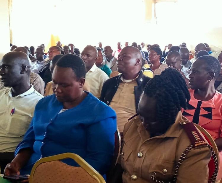Grassroots Data Management Phase II Training In  Transnzoia  County